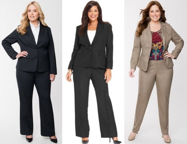 casual business attire female plus size