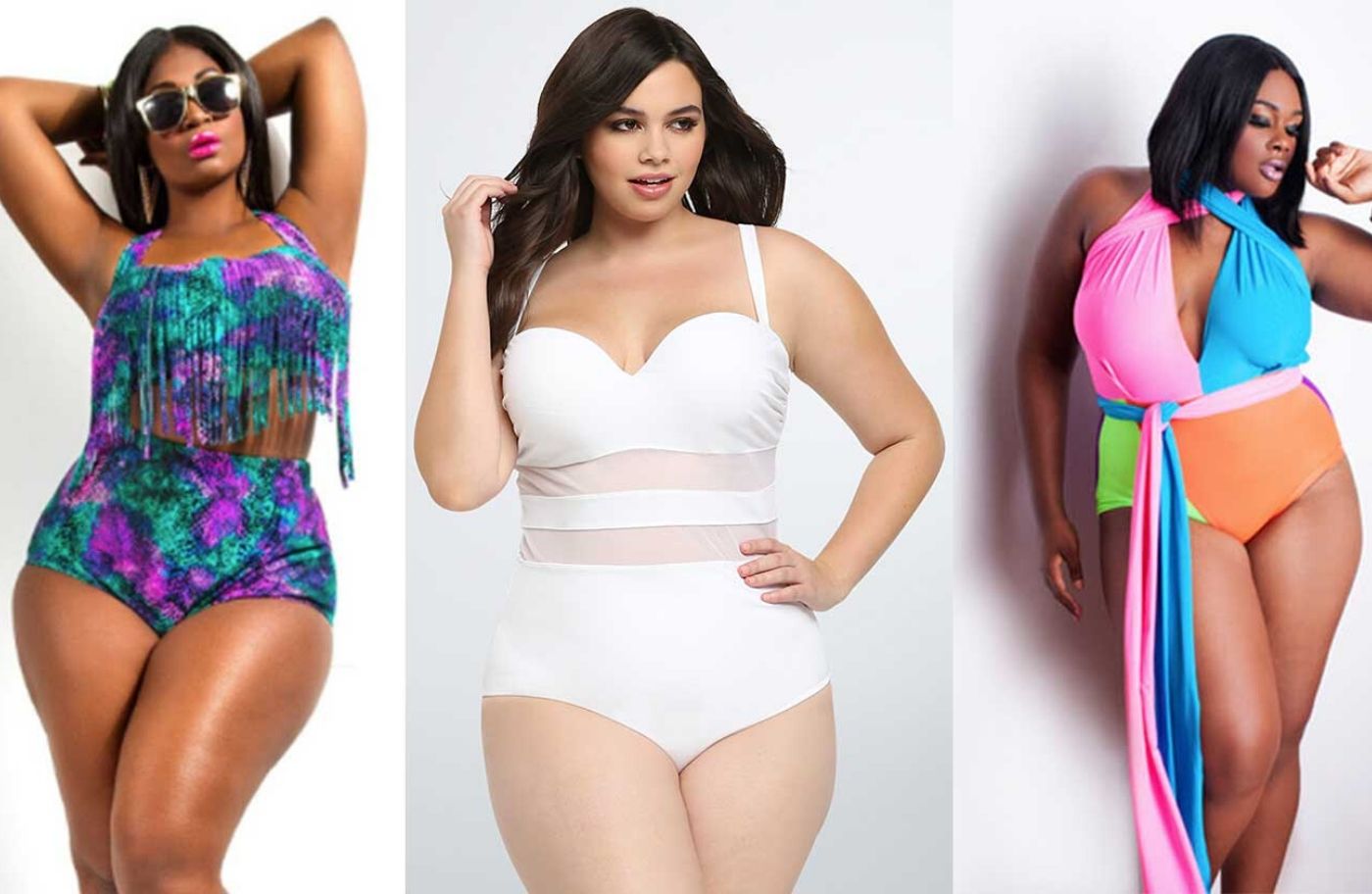 beach outfits for curvy ladies