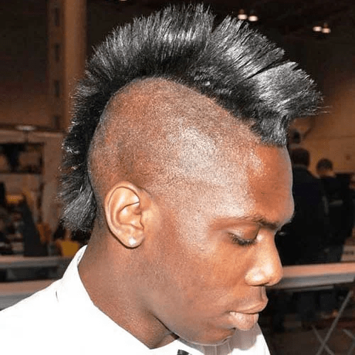 Tall Molded Mohawk- mohawk hairstyles for black men