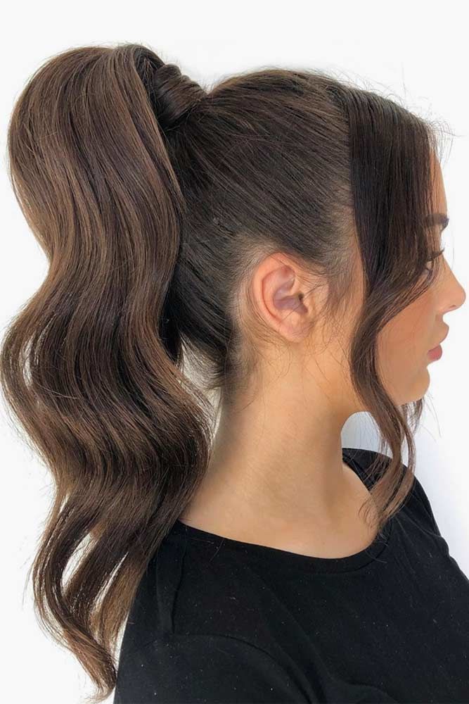 high ponytail