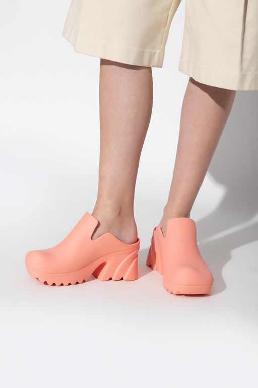 Clog platform heels for women