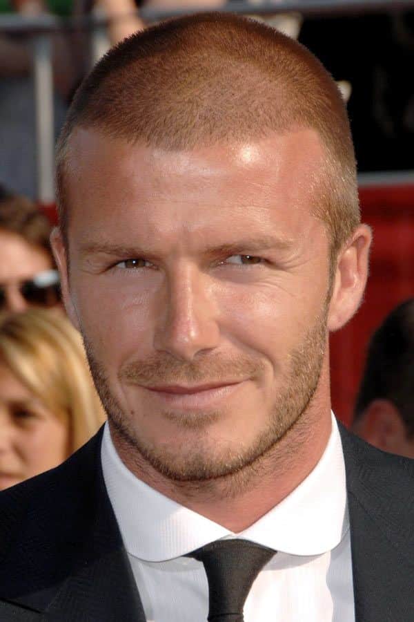 Buzz Cut David Beckham Hairstyle