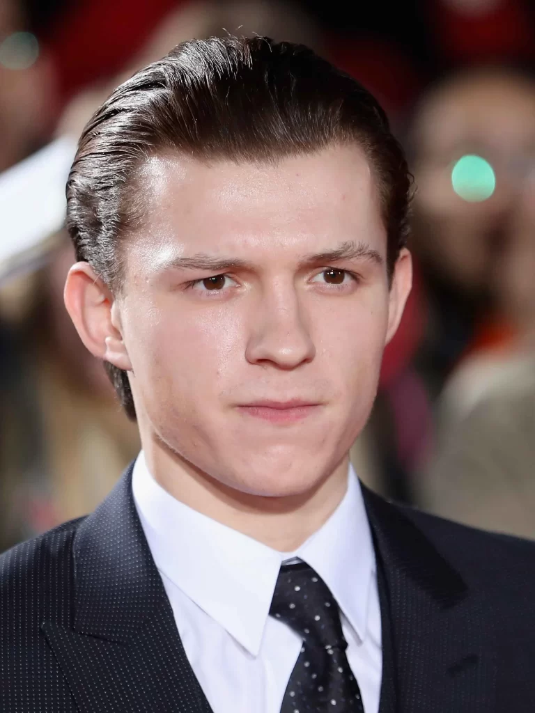 Tom Holland Hairstyles - Combed Back