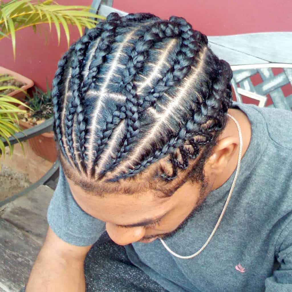 Cornrow braid hairstyles for men
