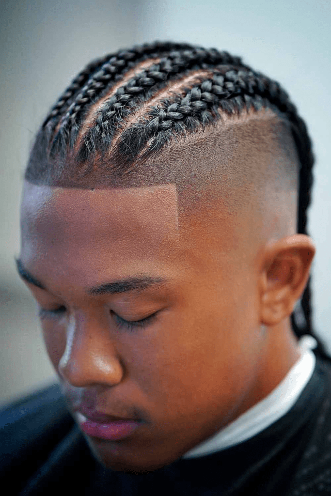 Cornrow braid hairstyles for men
