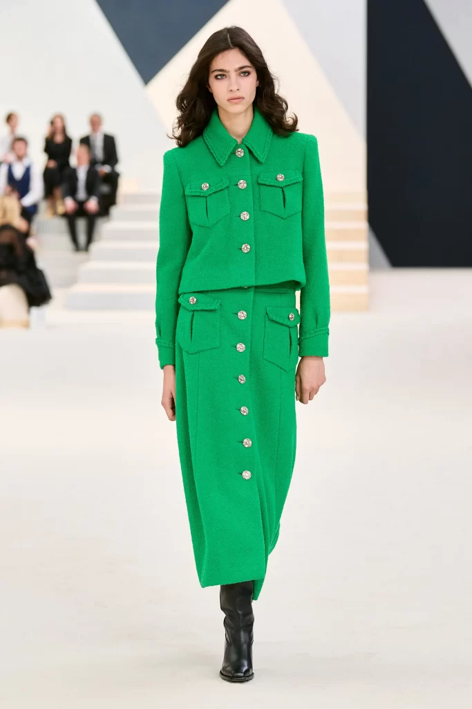 Chanel Fall Couture Collection opening Look 1