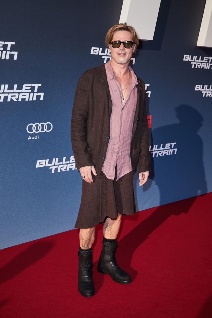 Brad Pitt At Bullet Train Berlin Premiere