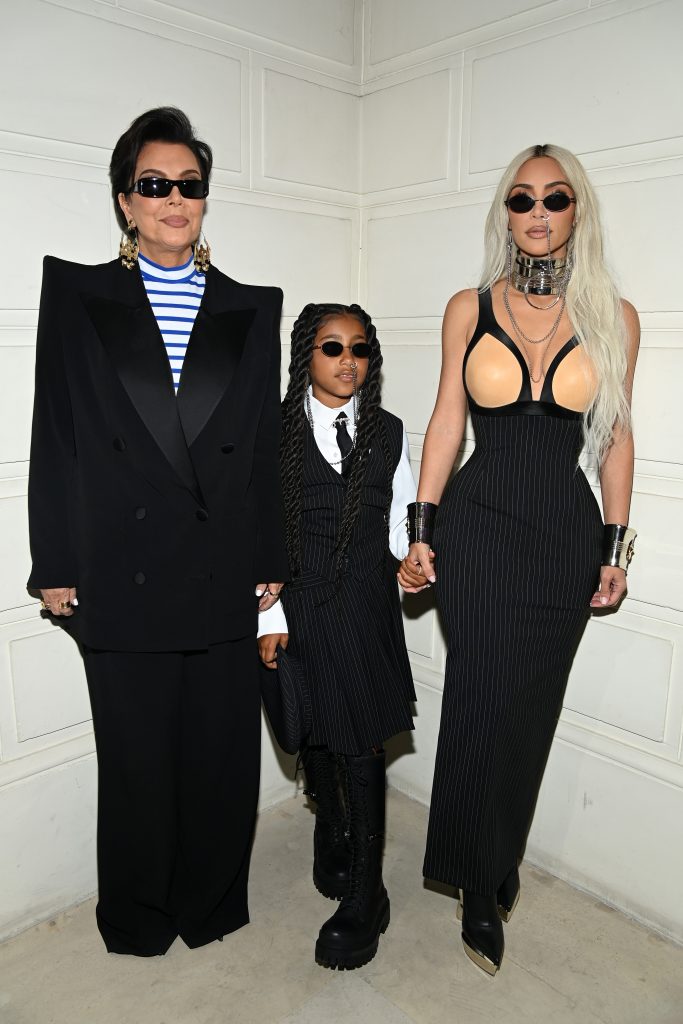 Kardashian Family At Jean Paul Gaultier Fall Collection