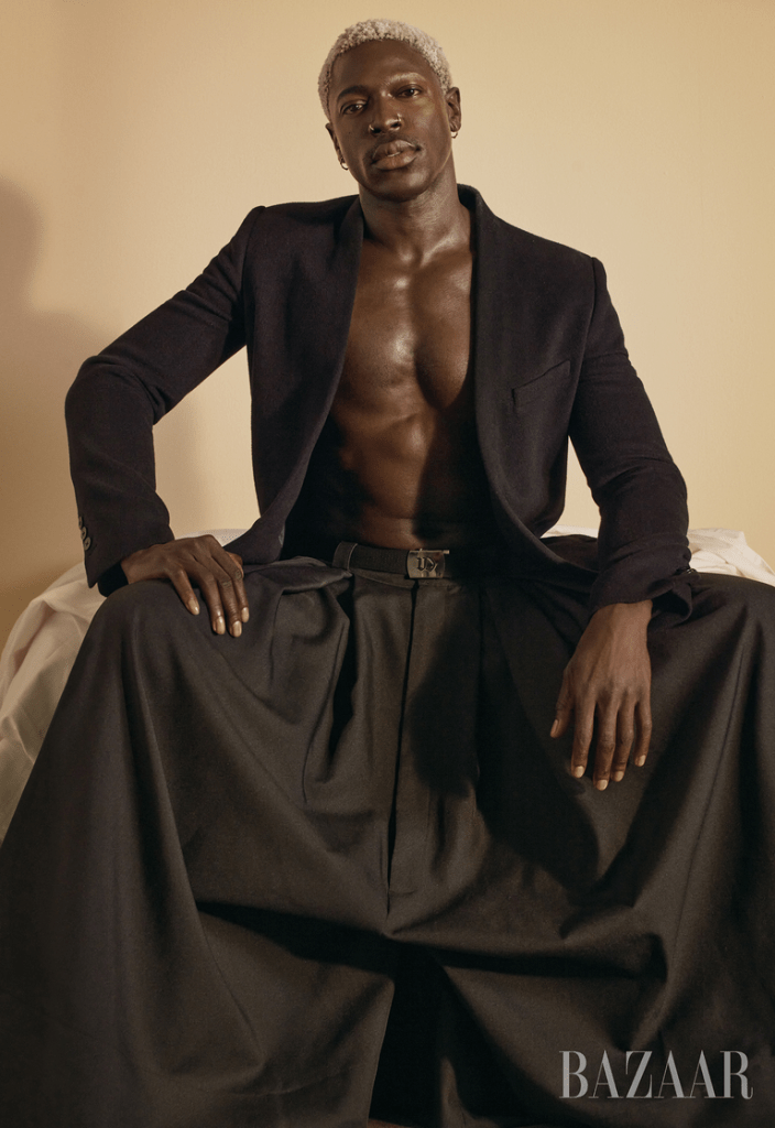 Moses Sumney On Bazaar Icons September 2022 