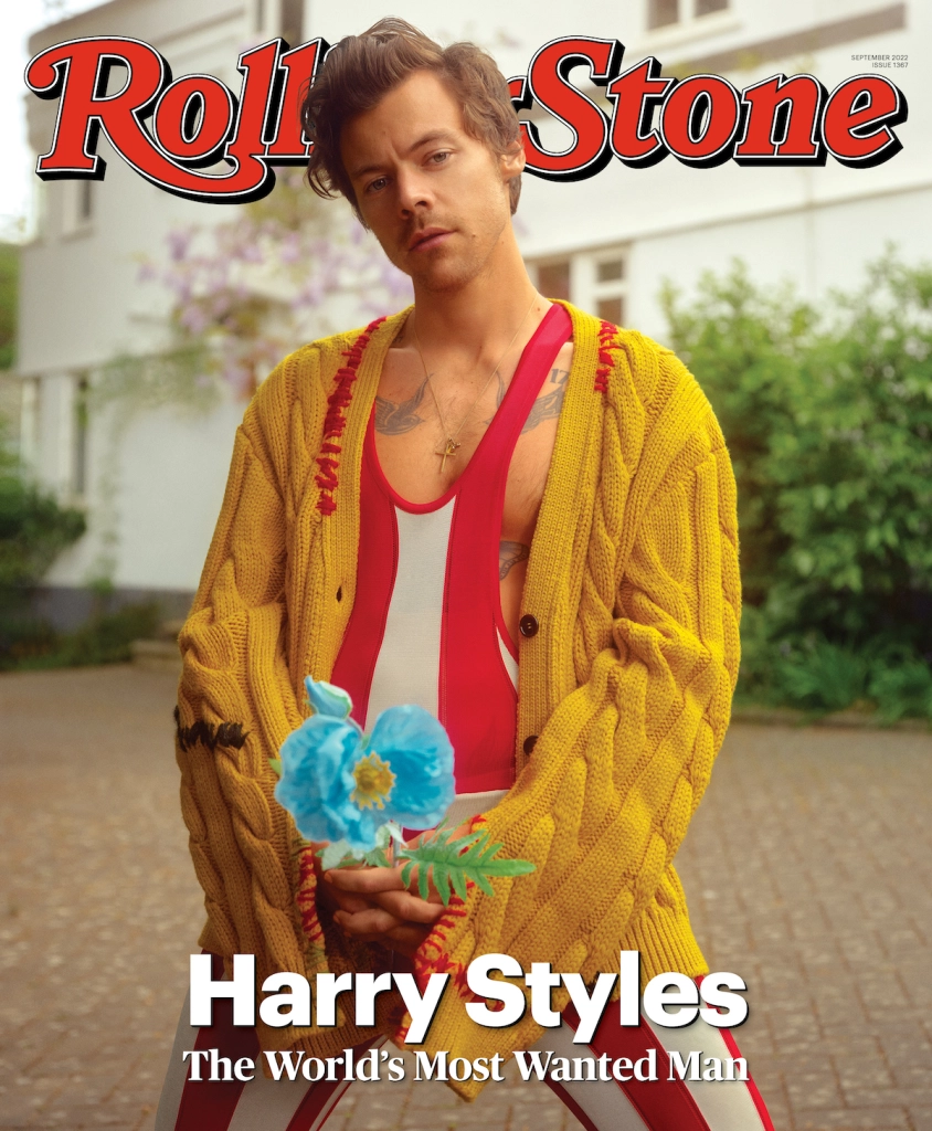 Harry Styles On Rolling Stones Cover Page