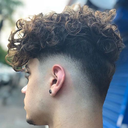 Short Curly Mohawk Hairstyle