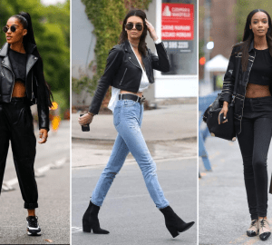 Women Leather Jacket Outfit Ideas