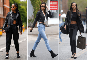 Women Leather Jacket Outfit Ideas