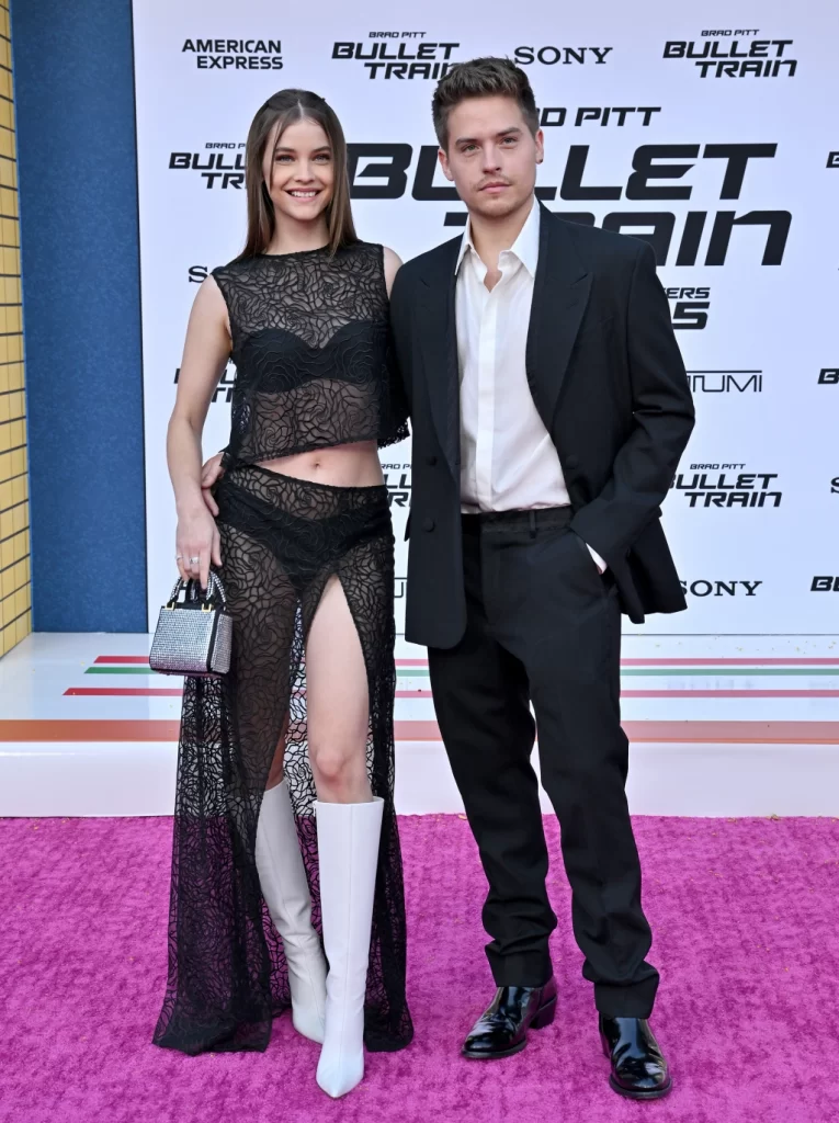 Barbara Palvin and Dylan Sprouse Red Carpet Look