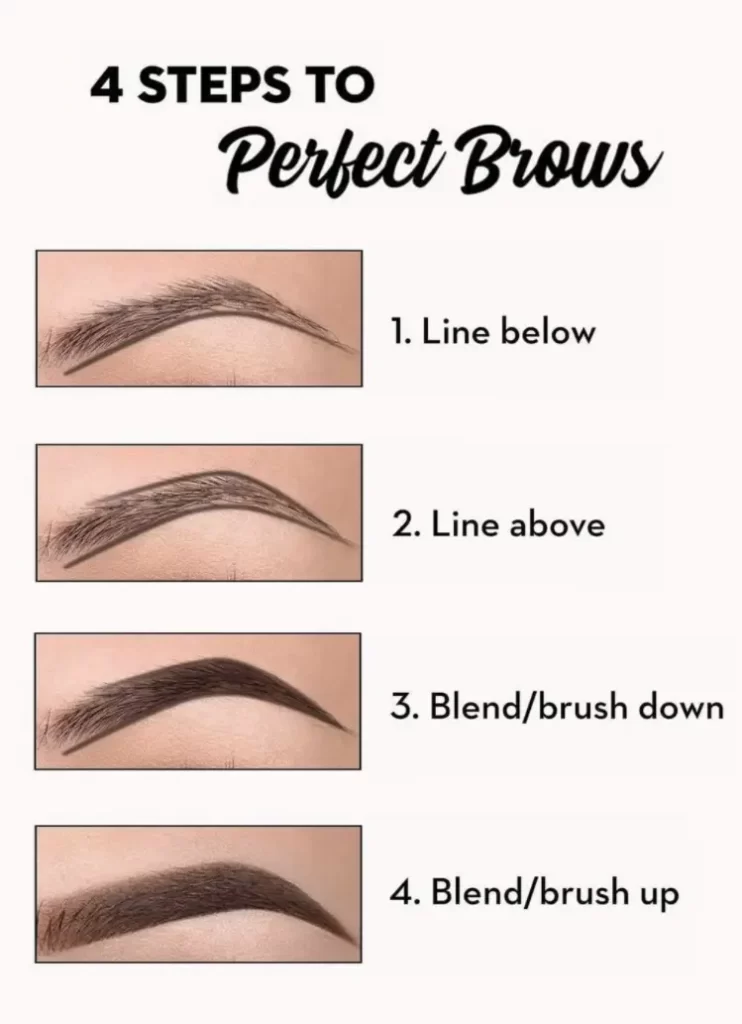 How To Apply Makeup Step By Step - Define Eyebrows