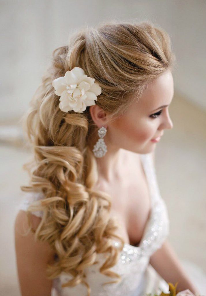 Side-Swept - Bridesmaid's Hairstyle