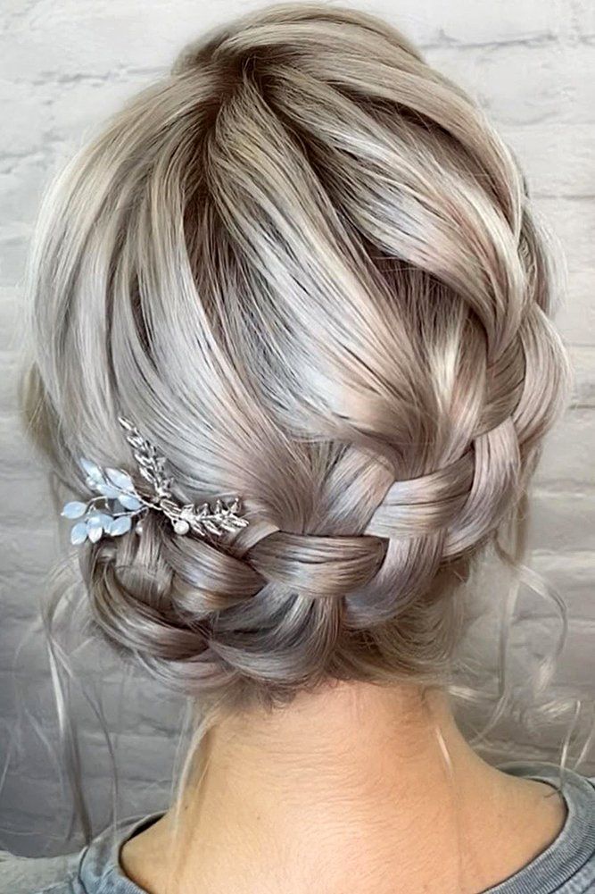 bridesmaid hairstyles - textured updos