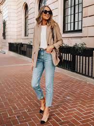 Jeans With Blazer winter outfits for women