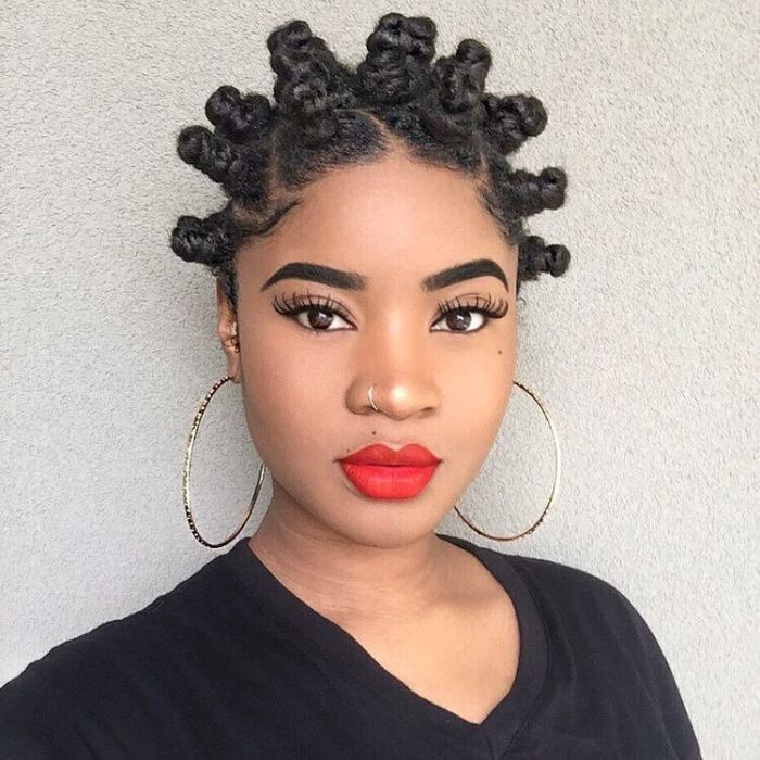 Bantu Knots - Wedding hairstyles for black women