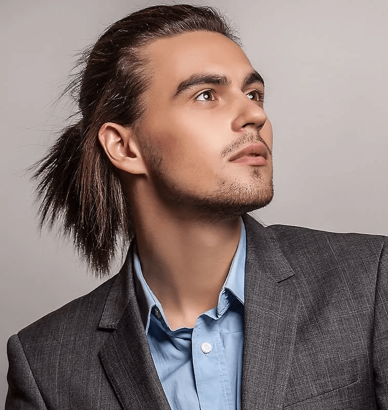 hairstyles for round face men