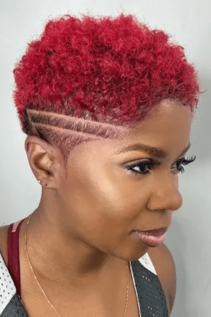 shaved hairstyles for black women