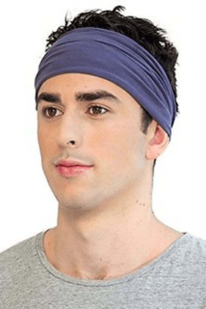 how to wear a headband for men