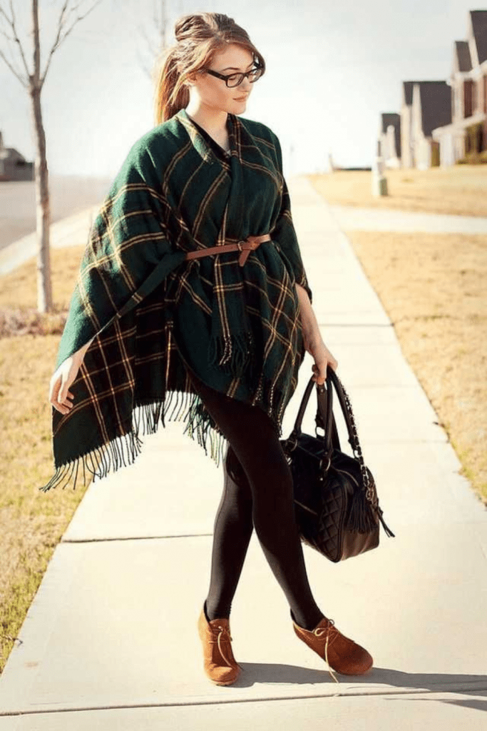 how to wear a poncho for women